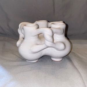 Bx47 White Chic Budvase